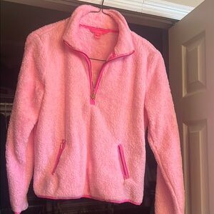 Lilly Pulitzer Pink Teddy Jacket